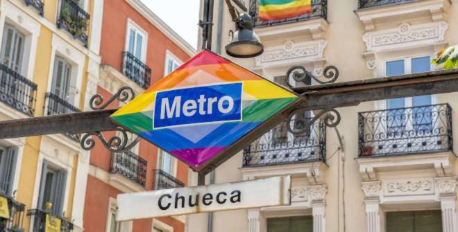 Acogedor Apartamento Con Balcon En El Barrio De Chueca, Gran Via Con Aire Acondicionado Y Calefaccion Madrid Bagian luar foto